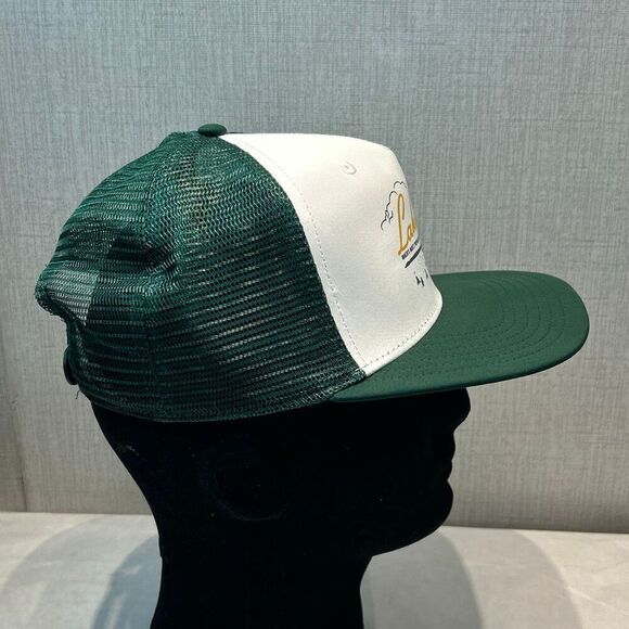 NEW Magnolia Lake Waco Trucker Hat Cap Snapback Adjustable Green White Silos - Picture 2 of 8